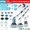 9-in-1 cordless electric spin scrubber