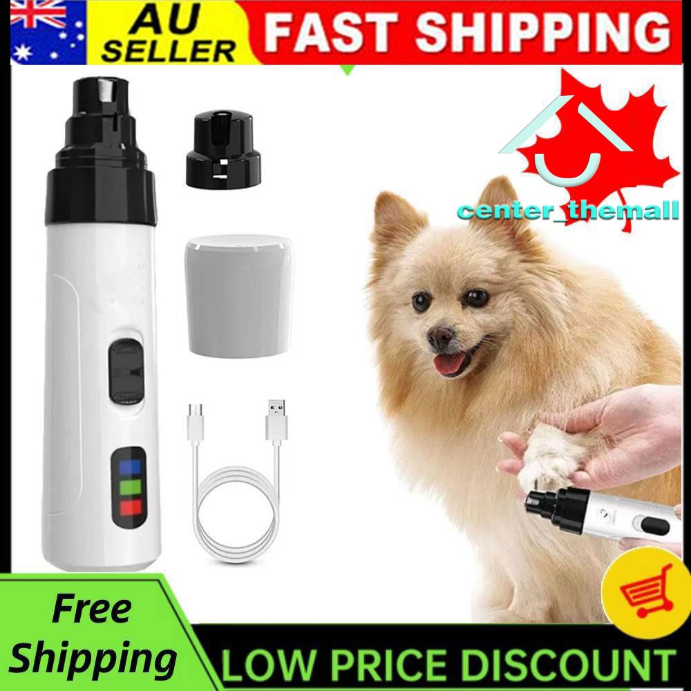 Quiet rechargeable pet nail grinder