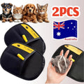 Pet hair removal grooming glove