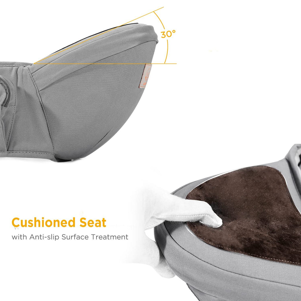 Hip seat carrier details