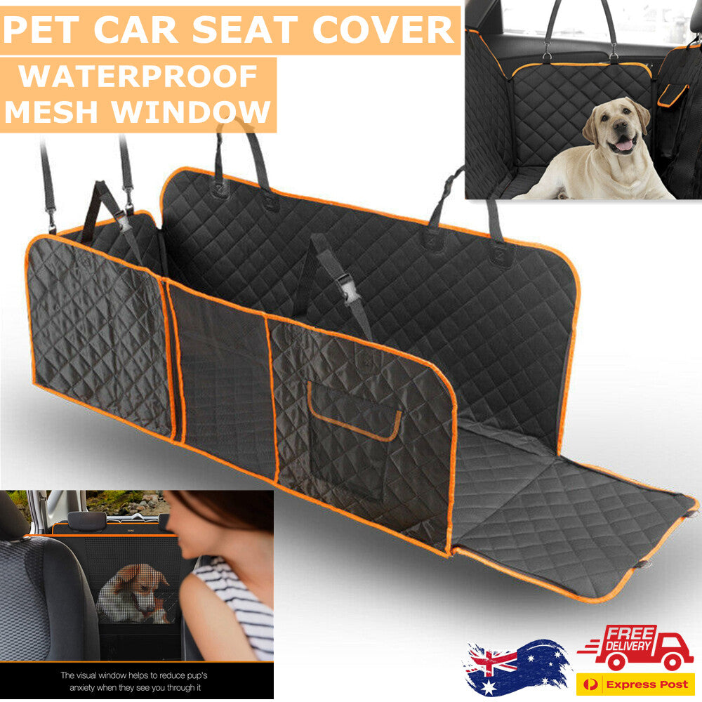 Pet car back seat cover hammock