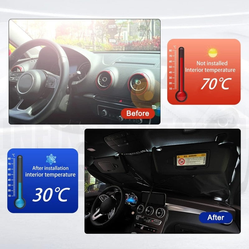 Sunshade reflective surface